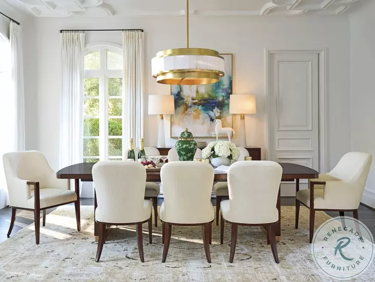 Rendezvous Biscayne Upholstered Lambeth Arm Chair
