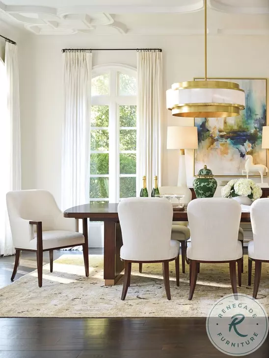 Rendezvous Biscayne Upholstered Lambeth Arm Chair