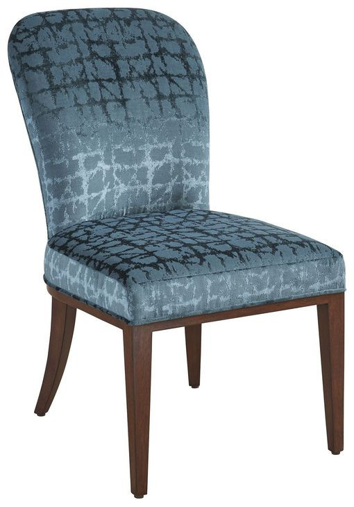 Lambeth Rendezvous Blue Upholstered Side Chair