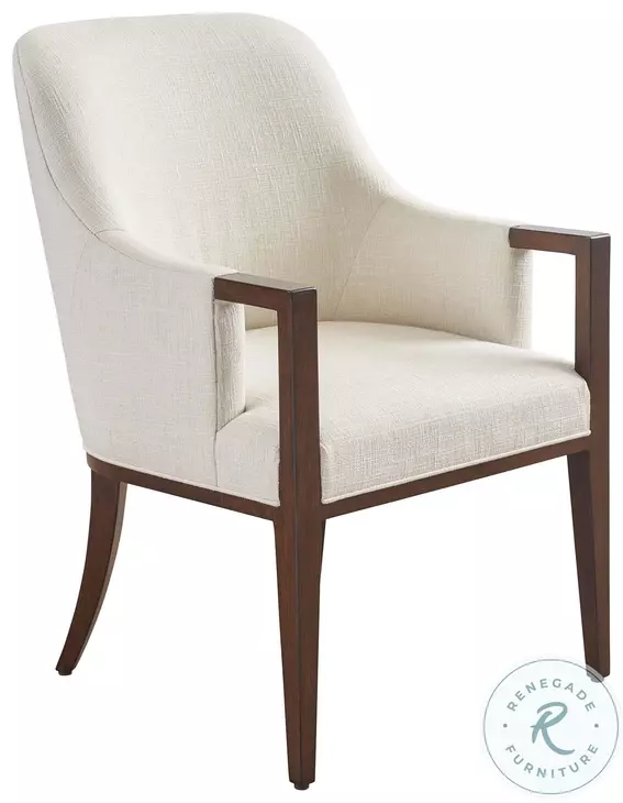 Rendezvous Biscayne Upholstered Lambeth Arm Chair