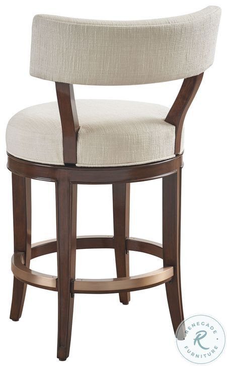 Rendezvous Biscayne Swivel Giles Counter Height Stool