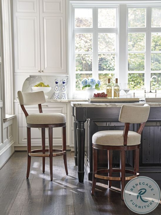 Rendezvous Biscayne Swivel Giles Counter Height Stool