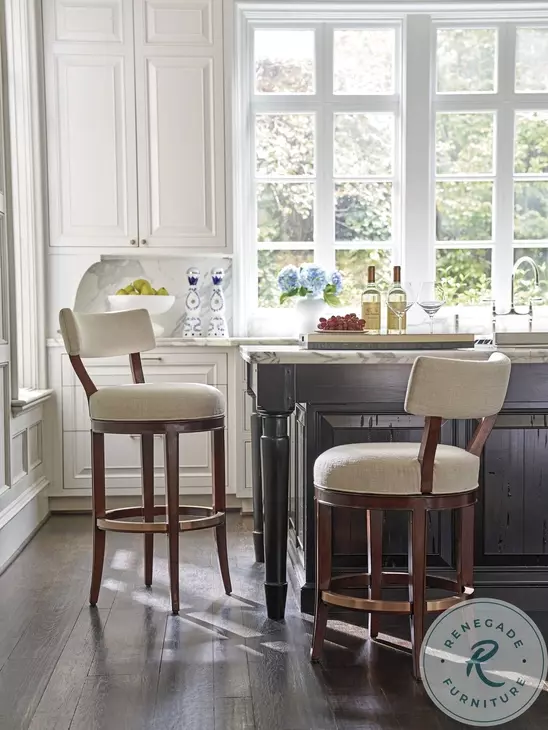 Rendezvous Biscayne Swivel Giles Counter Height Stool
