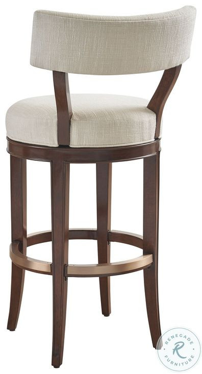 Rendezvous Biscayne Swivel Giles Bar Stool