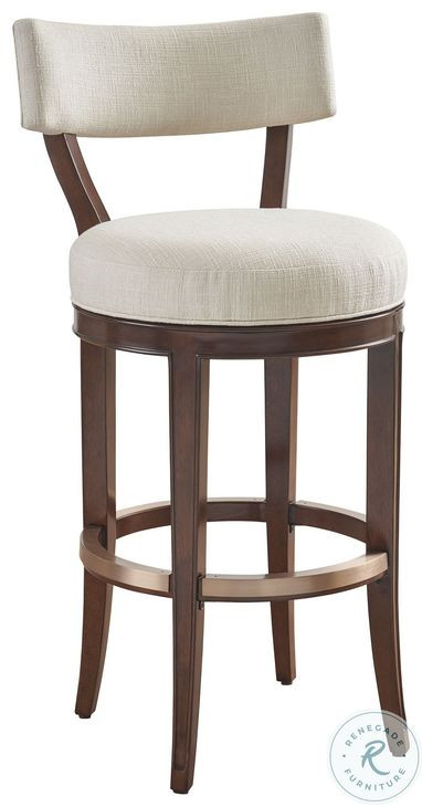 Rendezvous Biscayne Swivel Giles Bar Stool