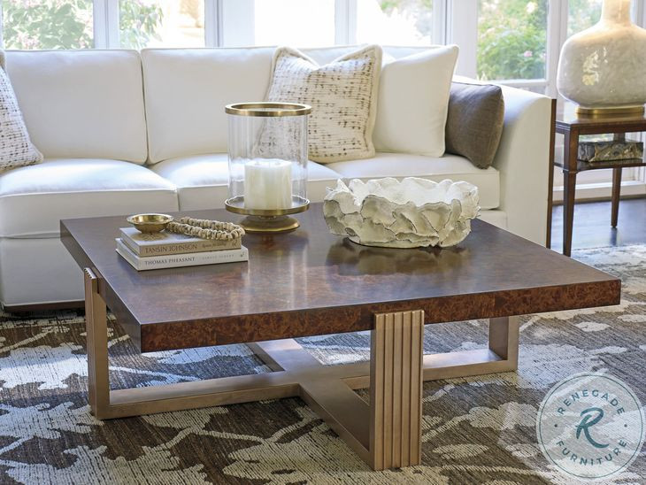 Rendezvous Walnut Square Holloway Cocktail Table