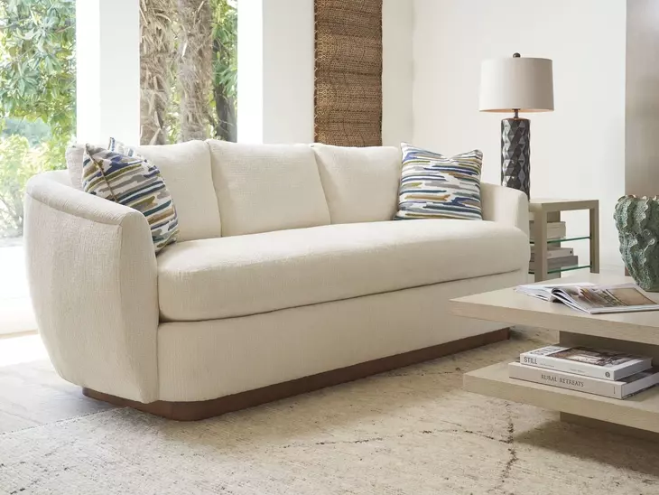 Sunset Key Cream Gossner 90" Sofa