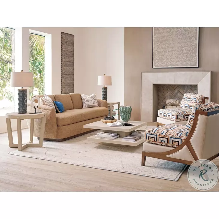 Shasta Sand Drift Round Lamp Table