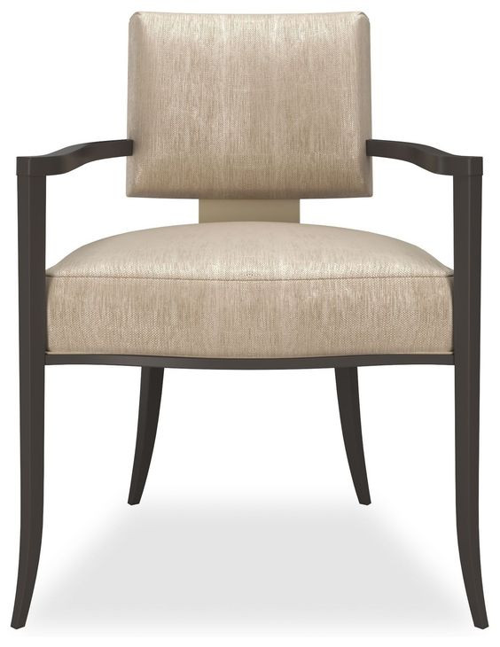 Reserved Seating Oatmeal Upholstered Arm Chair