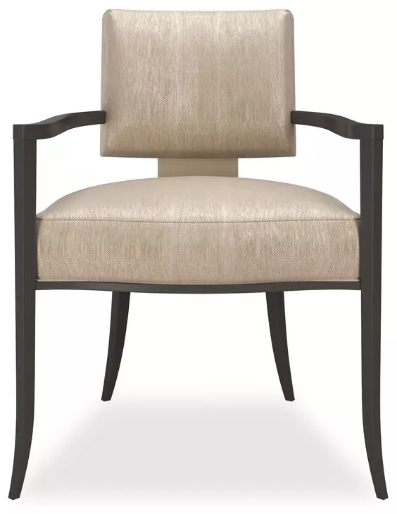 Reserved Seating Oatmeal Upholstered Arm Chair
