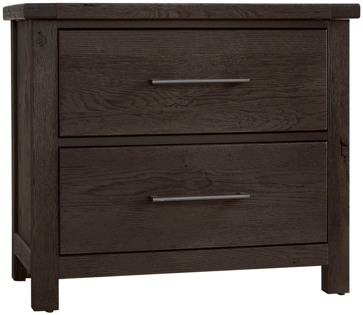 Dovetail Java 2 Drawer Nightstand