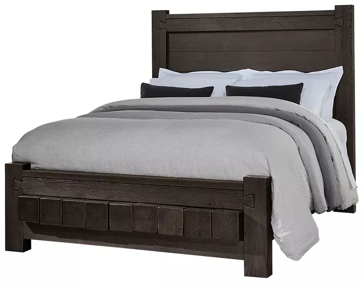 Dovetail Java King Poster Bed with California King Footboard