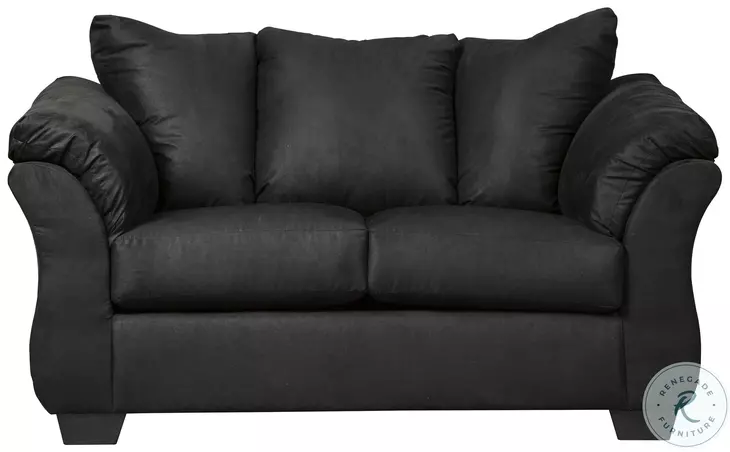 Darcy Black Loveseat