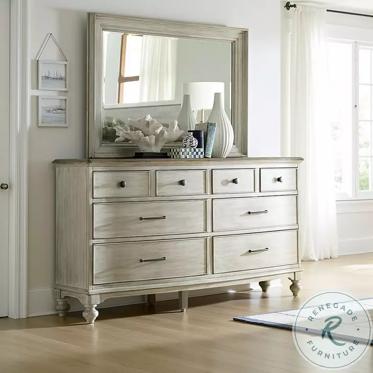 Ashbourne Harborside Sun Washed And Driftwood Dresser