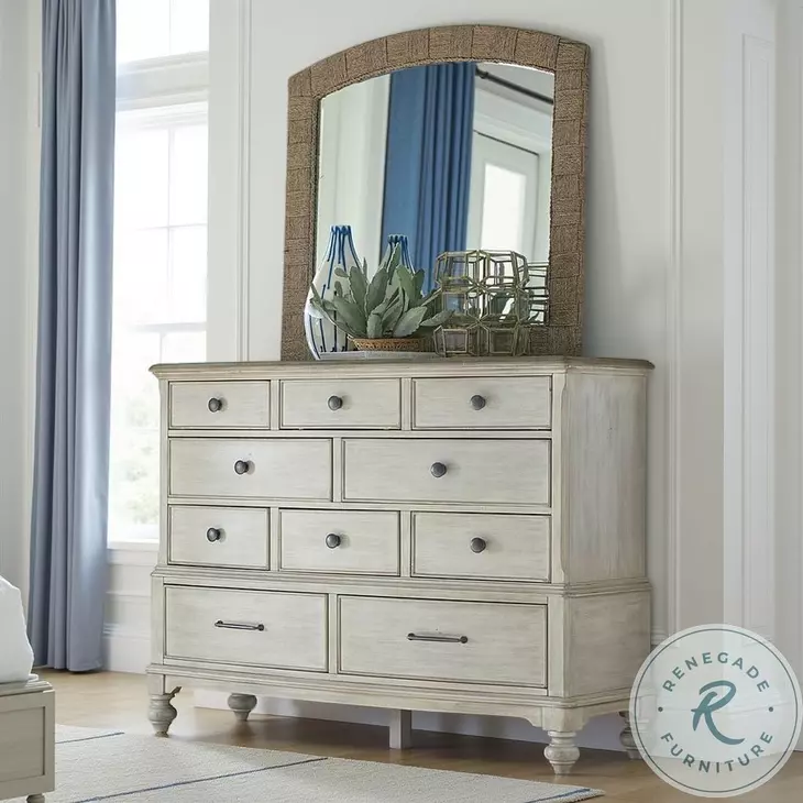 Ashbourne Chiltern Sun Washed And Driftwood Dresser