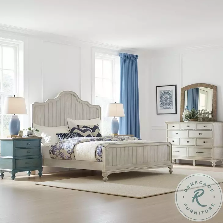 Ashbourne Magnolia Sun Washed Queen Panel Bed