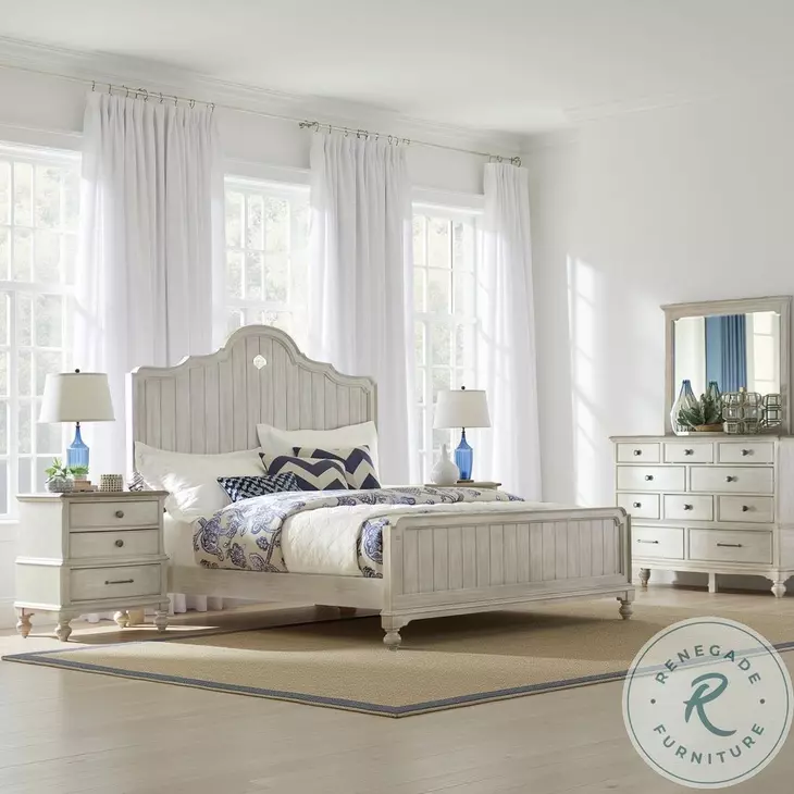 Ashbourne Magnolia Sun Washed Queen Panel Bed