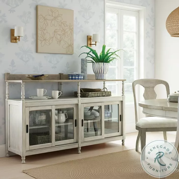 Ashbourne Cornwall Sun Washed And Driftwood Credenza