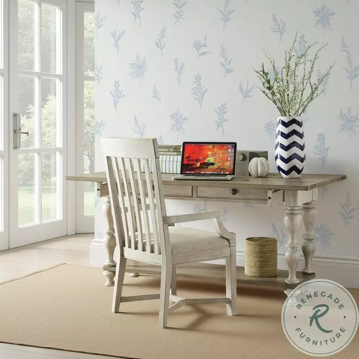 Ashbourne Winston Sun Washed Arm Chair Set of 2