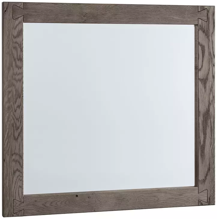 Dovetail Mystic Gray Rectangular Dresser Mirror