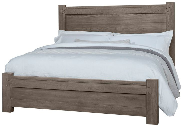 Dovetail Mystic Gray Poster Bedroom Set