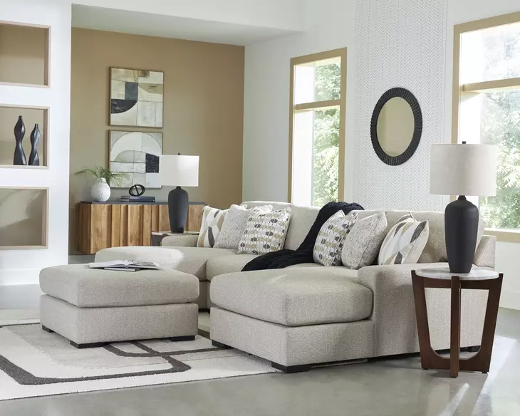 Laurelgrove Pebble Oversized Accent Ottoman