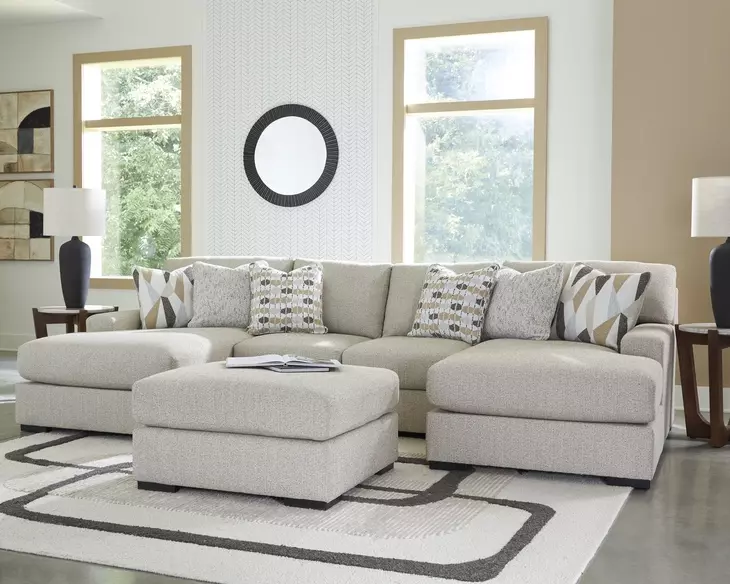 Laurelgrove Pebble Oversized Accent Ottoman