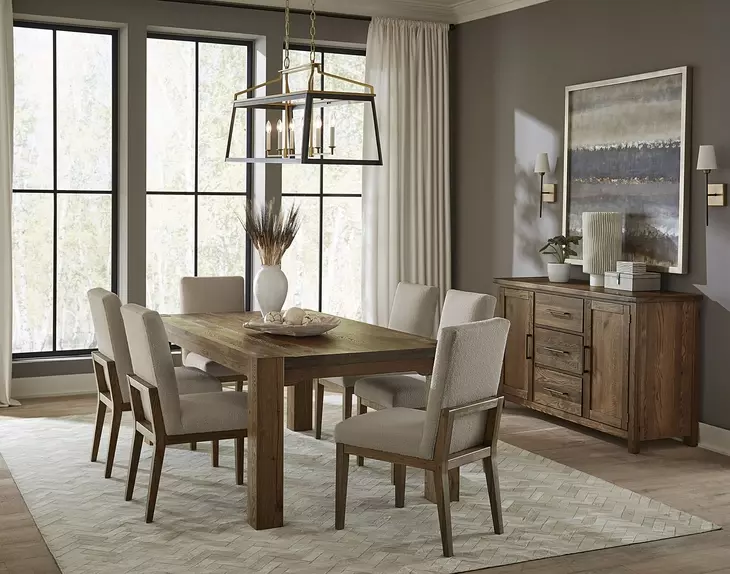 Dovetail Gray Performance Fabric Upholstered Side Chair