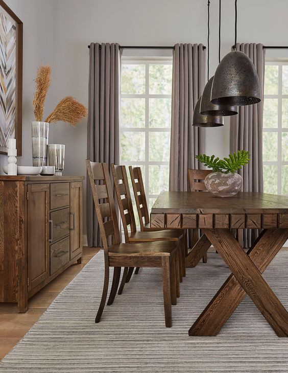 Dovetail Natural Queen Poster Bed