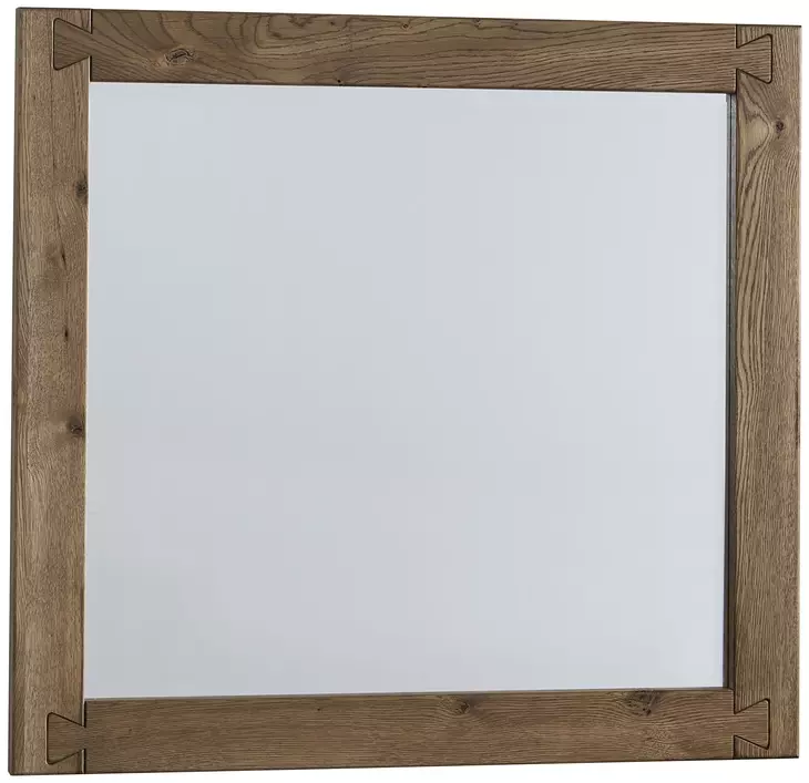 Dovetail Natural Rectangular Dresser Mirror