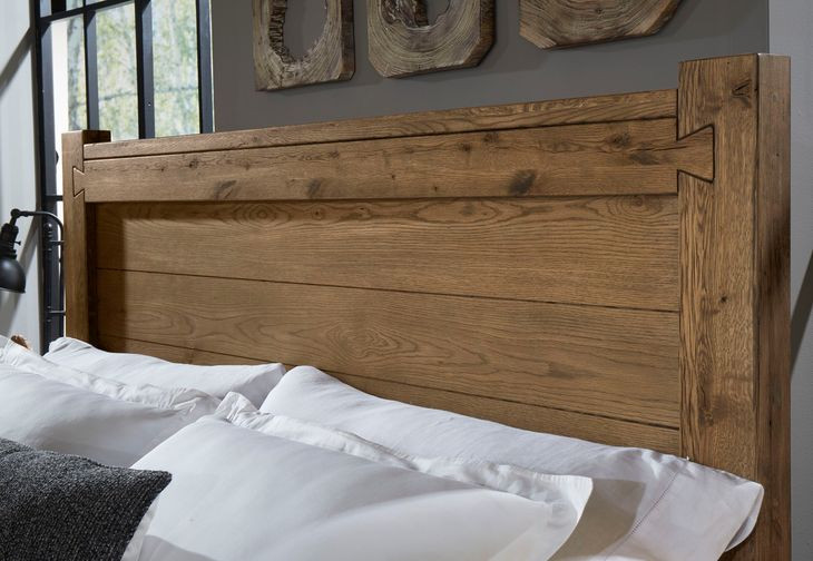 Dovetail Natural Queen Poster Bed