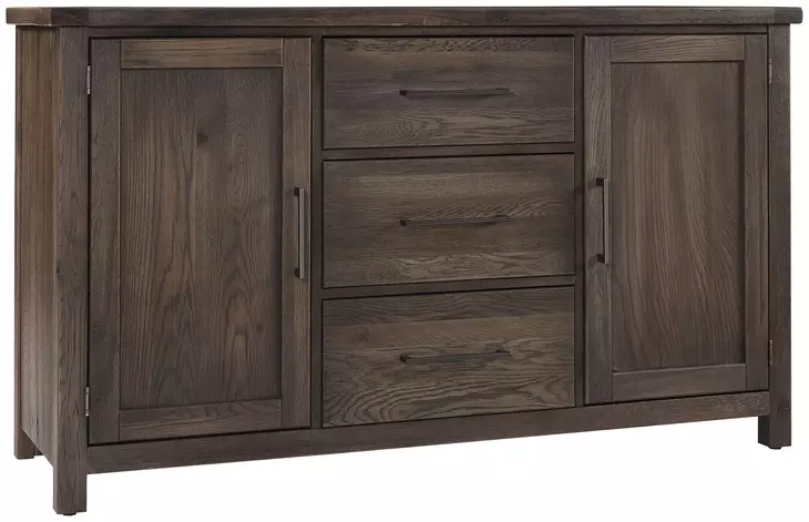 Dovetail Dining Aged Gray Dining Room Set