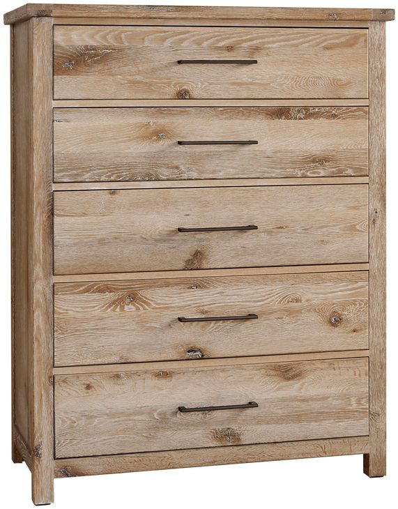 Dovetail Sun Bleached White Panel Bedroom Set