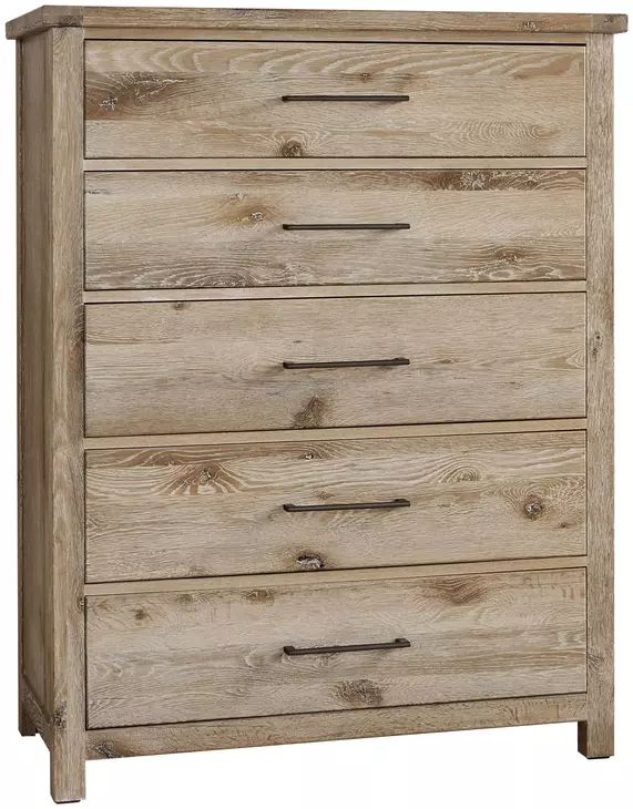Dovetail Sun Bleached White Panel Bedroom Set