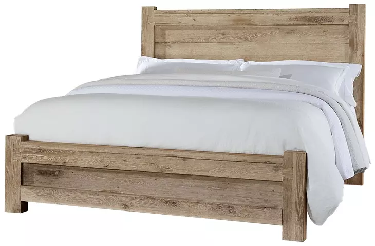 Dovetail Sun Bleached White Poster Bedroom Set