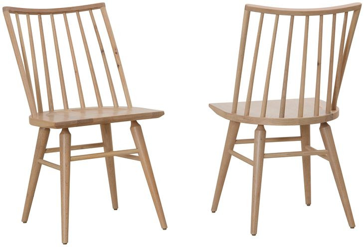 Dovetail Bleached White Side Chair