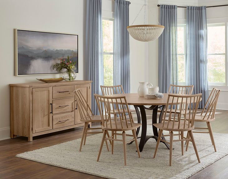 Dovetail Bleached White Side Chair