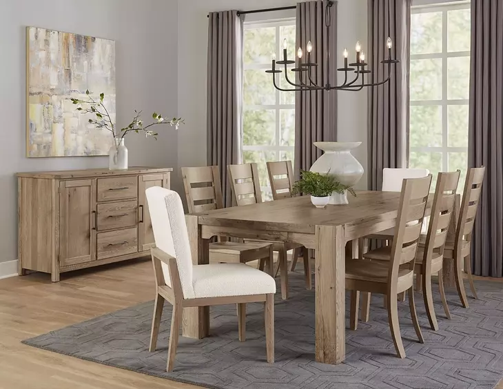 Dovetail Bleached White and White Performance Fabric Side Chair