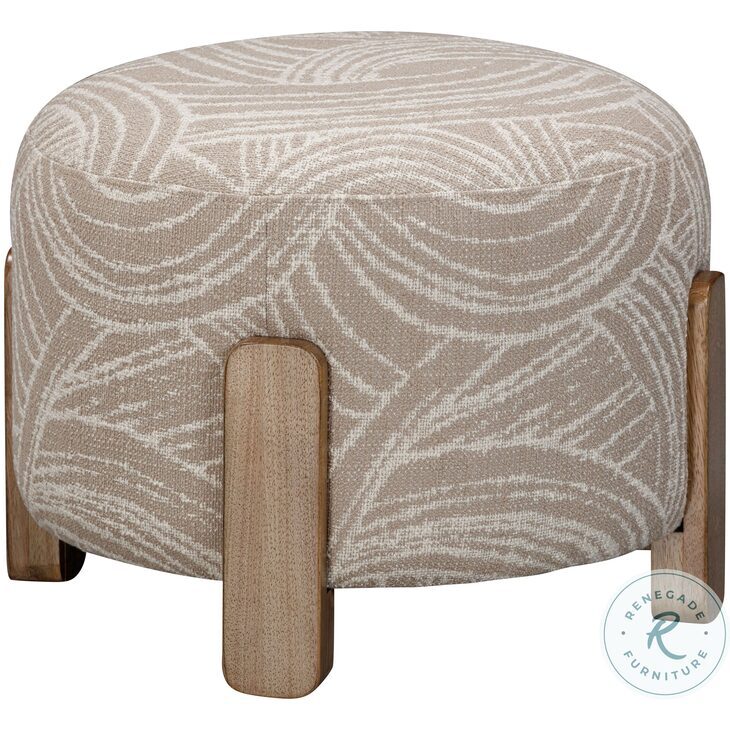 Willow Khaki Accent Ottoman