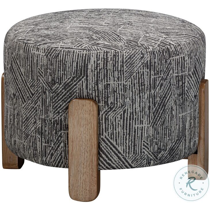 Jasper Salt And Pepper Accent Ottoman