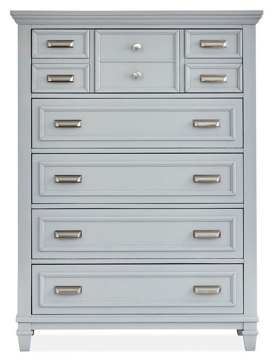 Charleston Harbor Gray 5 Drawer Chest