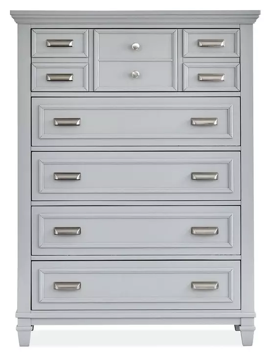 Harborwick Harbor Gray 5 Drawer Chest