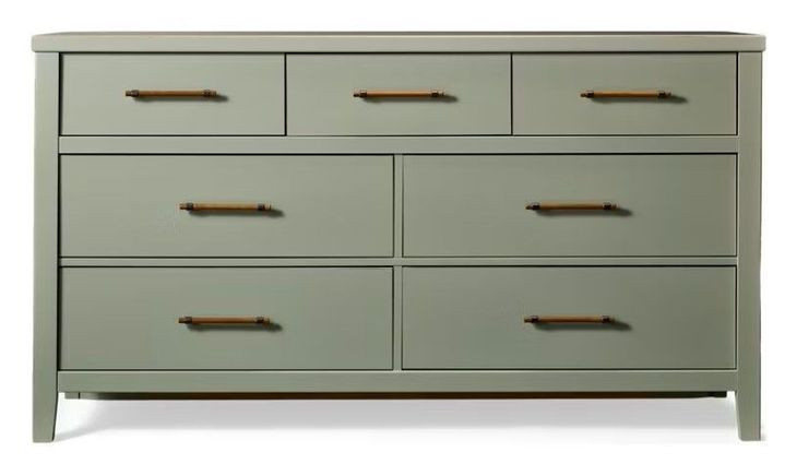 Pure Maple Sage 7 Drawer Dresser