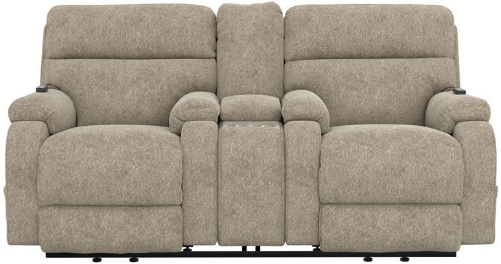 Regenerator Burlap Zero Gravity Loveseat with Dual Power Lift Assist