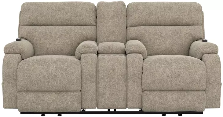 Regenerator Burlap Zero Gravity 91" Loveseat with Dual Power Lift Assist