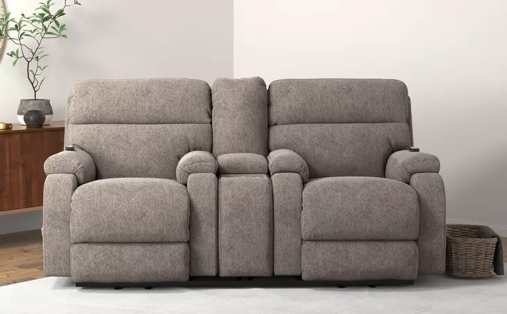 Regenerator Umber Zero Gravity 91" Loveseat with Dual Power Lift Assist