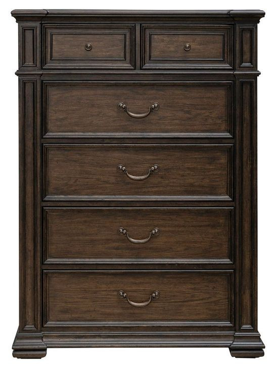Provence Park Chateau Brown 6 Drawer Chest