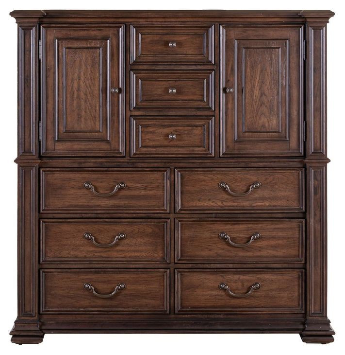 Provence Park Chateau Brown 9 Drawer Dressing Chest