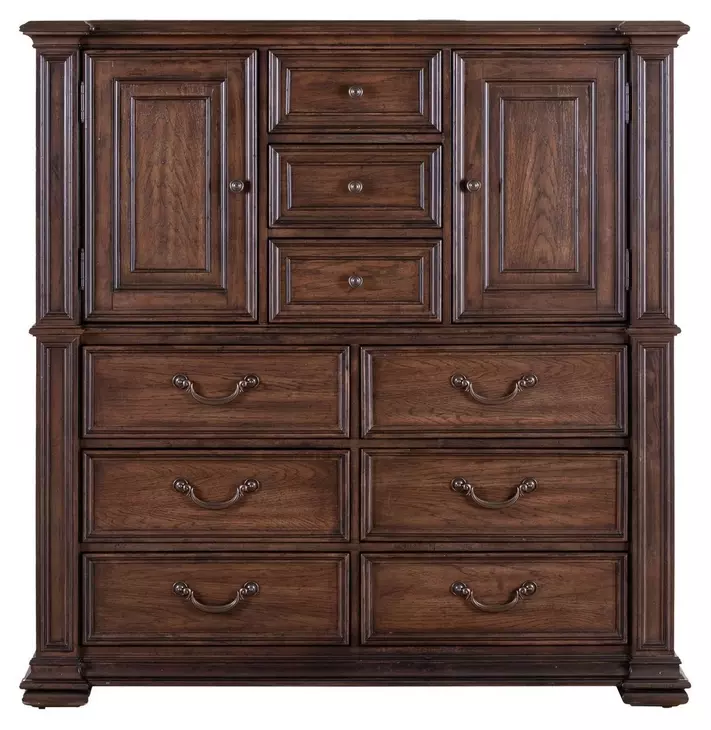 Provence Park Chateau Brown 9 Drawer Dressing Chest