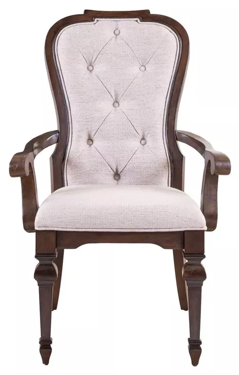 Provence Park Cream Upholstered Arm Chair Set of 2